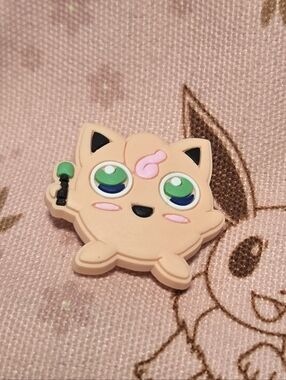 Jigglypuff Croc Charm Pokémon Marker Pink Cute Kanto Shoe Charm